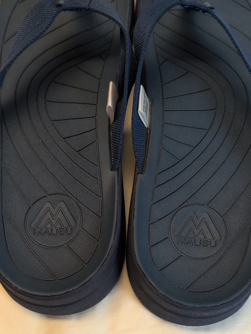 Malibu Woven Thong Flip Flop | Men's Casual Beach Sandals  Size 12 NWOT